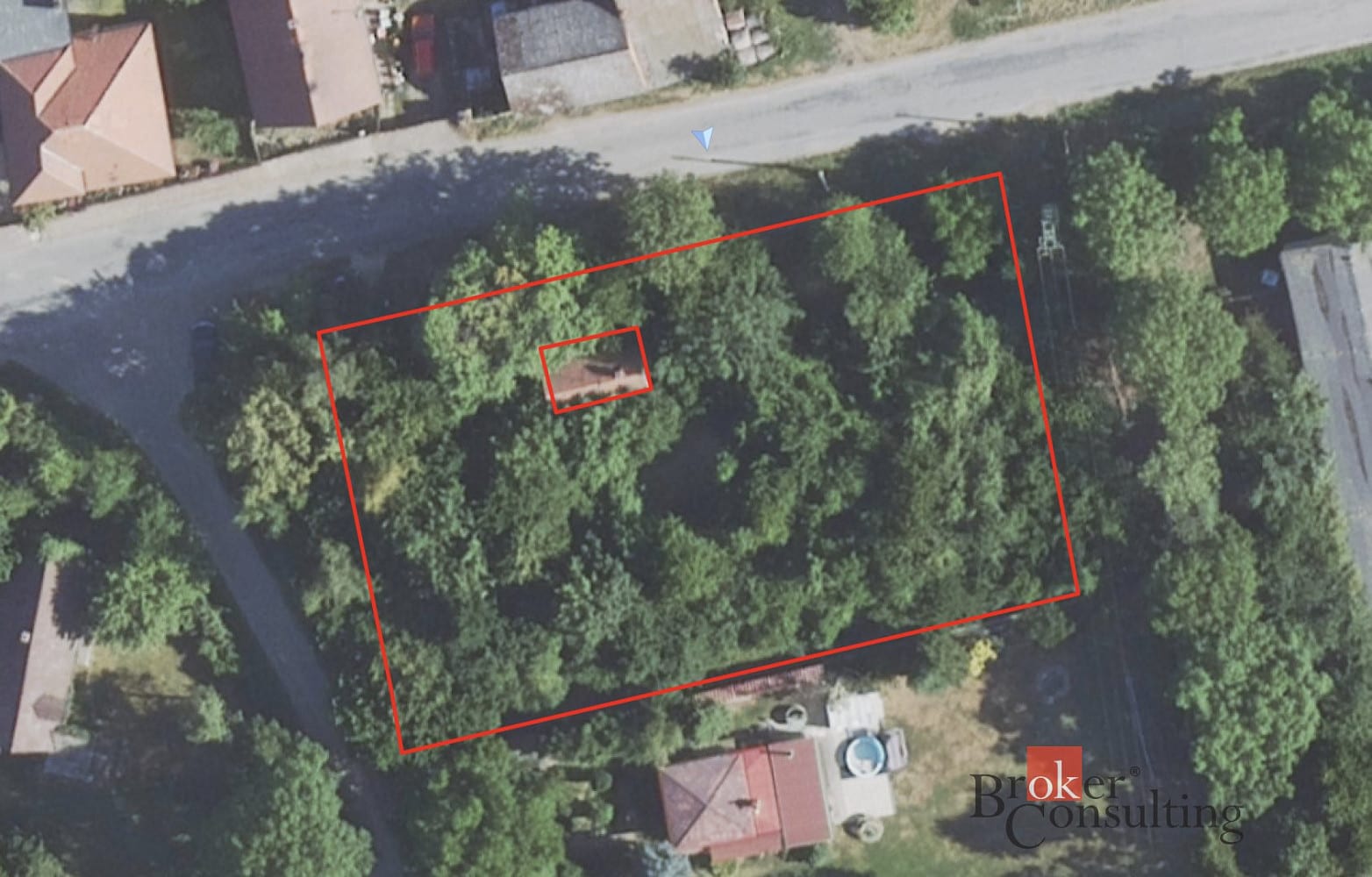 Prodej stavebního pozemku 1 588 m², Malinová