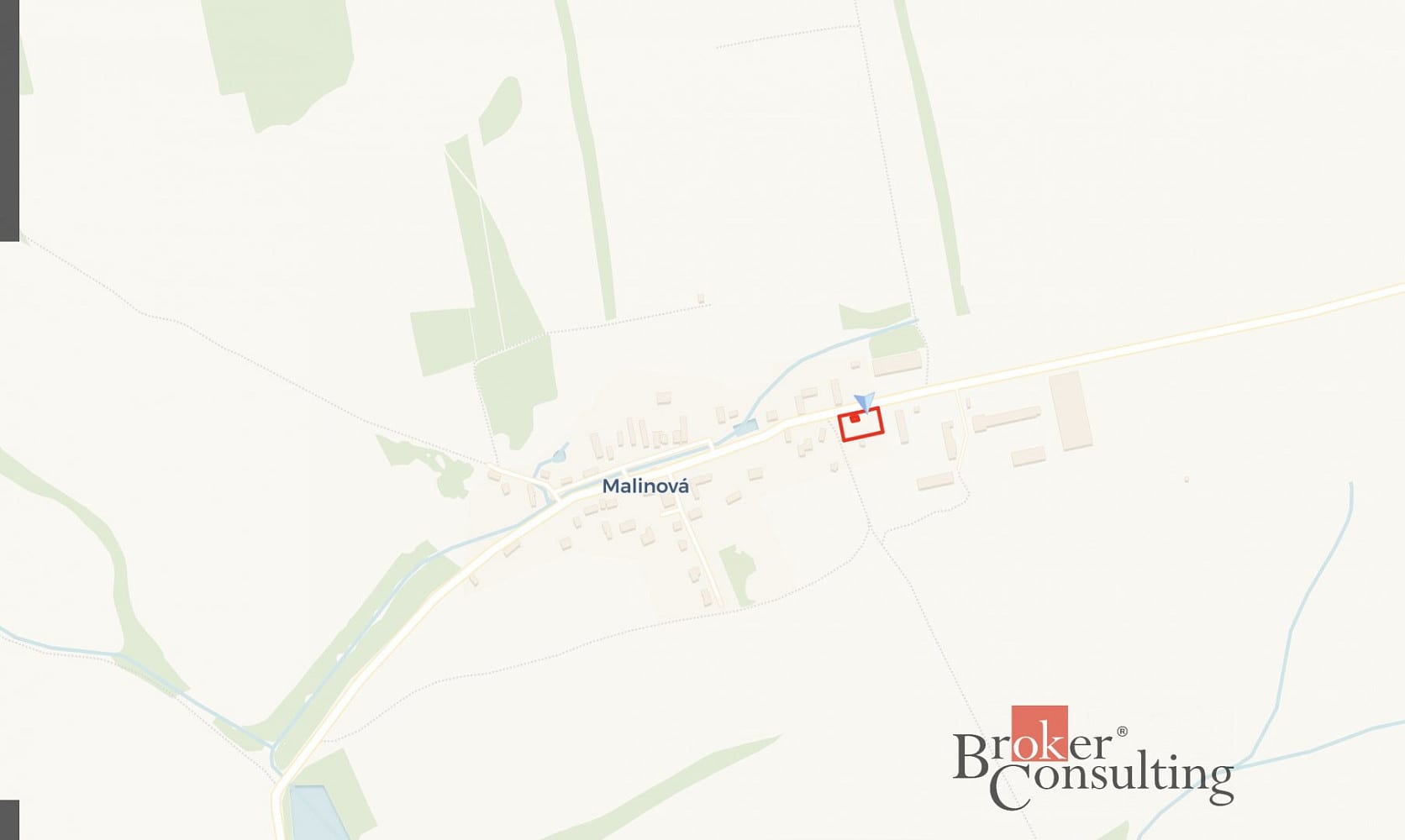 Prodej stavebního pozemku 1 588 m², Malinová